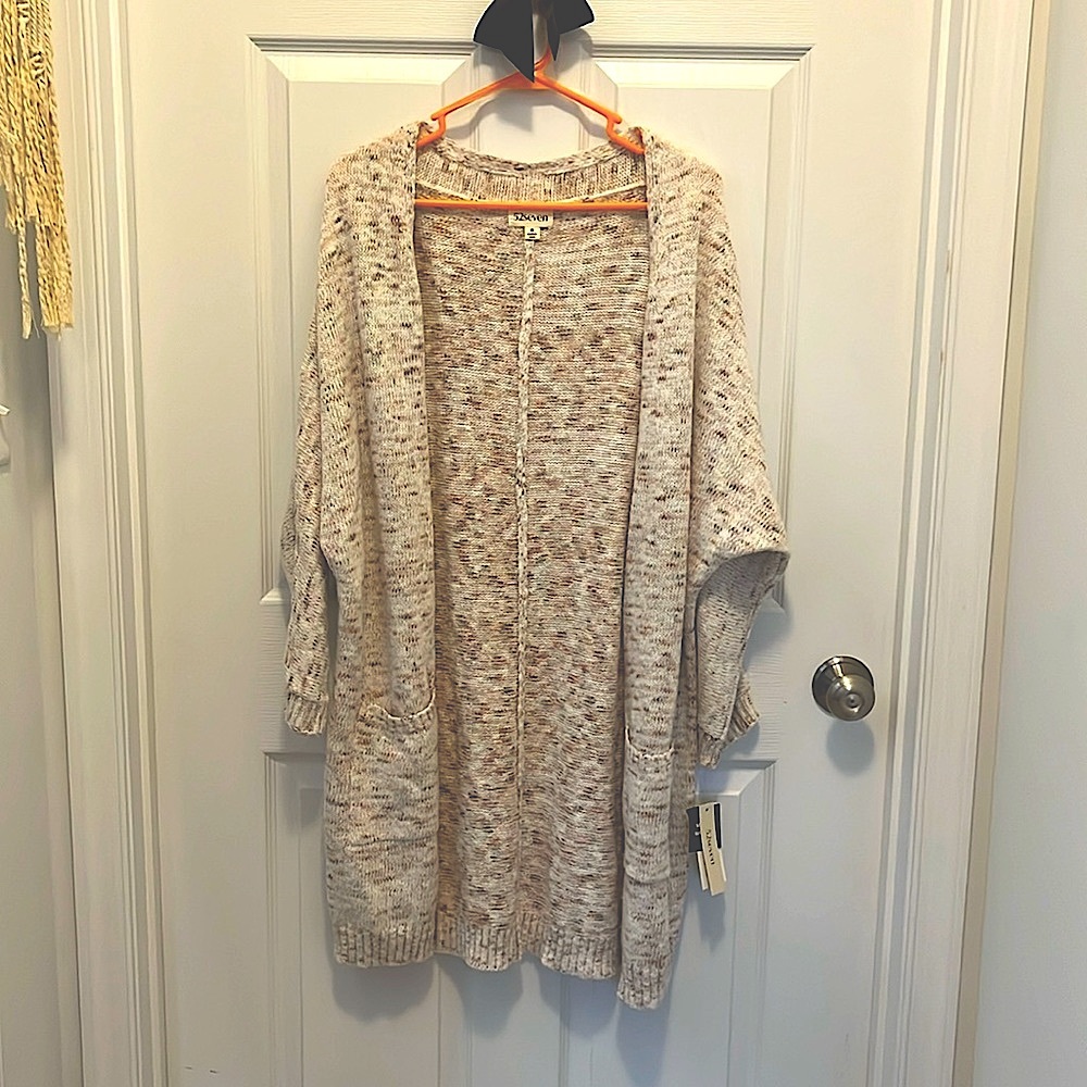 Beautiful colorful long sweater NWT